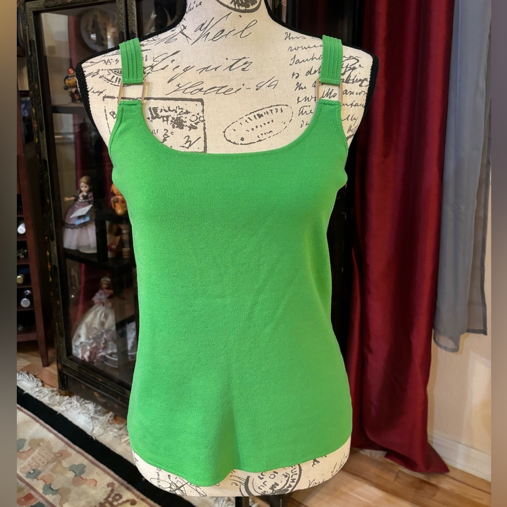 Cable & Gauge Green Tank Top